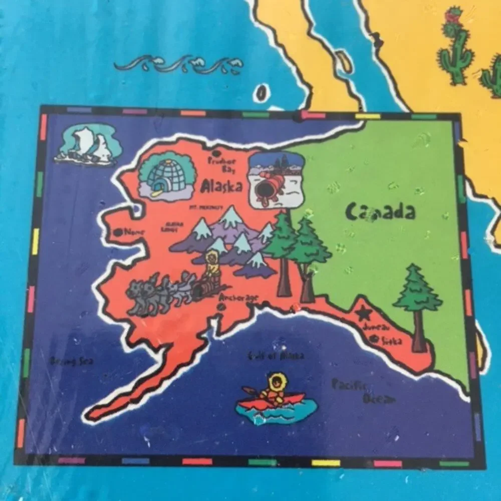 Great American Puzzle Factory USA Map Puzzle for Kids